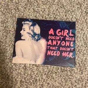 Marilyn Monroe Canvas
